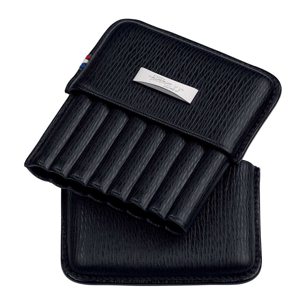 S.T. Dupont Black Leather Cigarette Case 180325