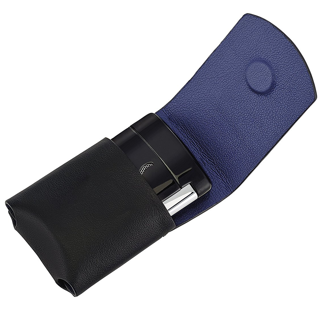 S.T. Dupont Black Leather Case For Minijet Lighter 183050