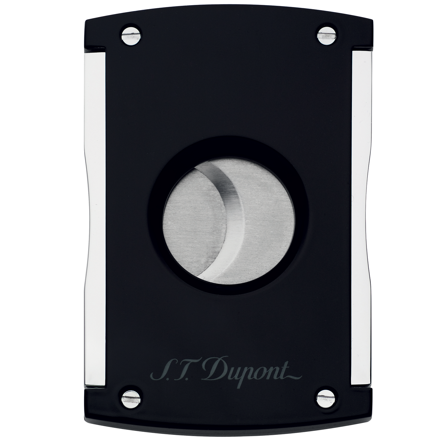 S.T. Dupont Maxijet Cigar Cutter Black Lacquer & Chrome 3265