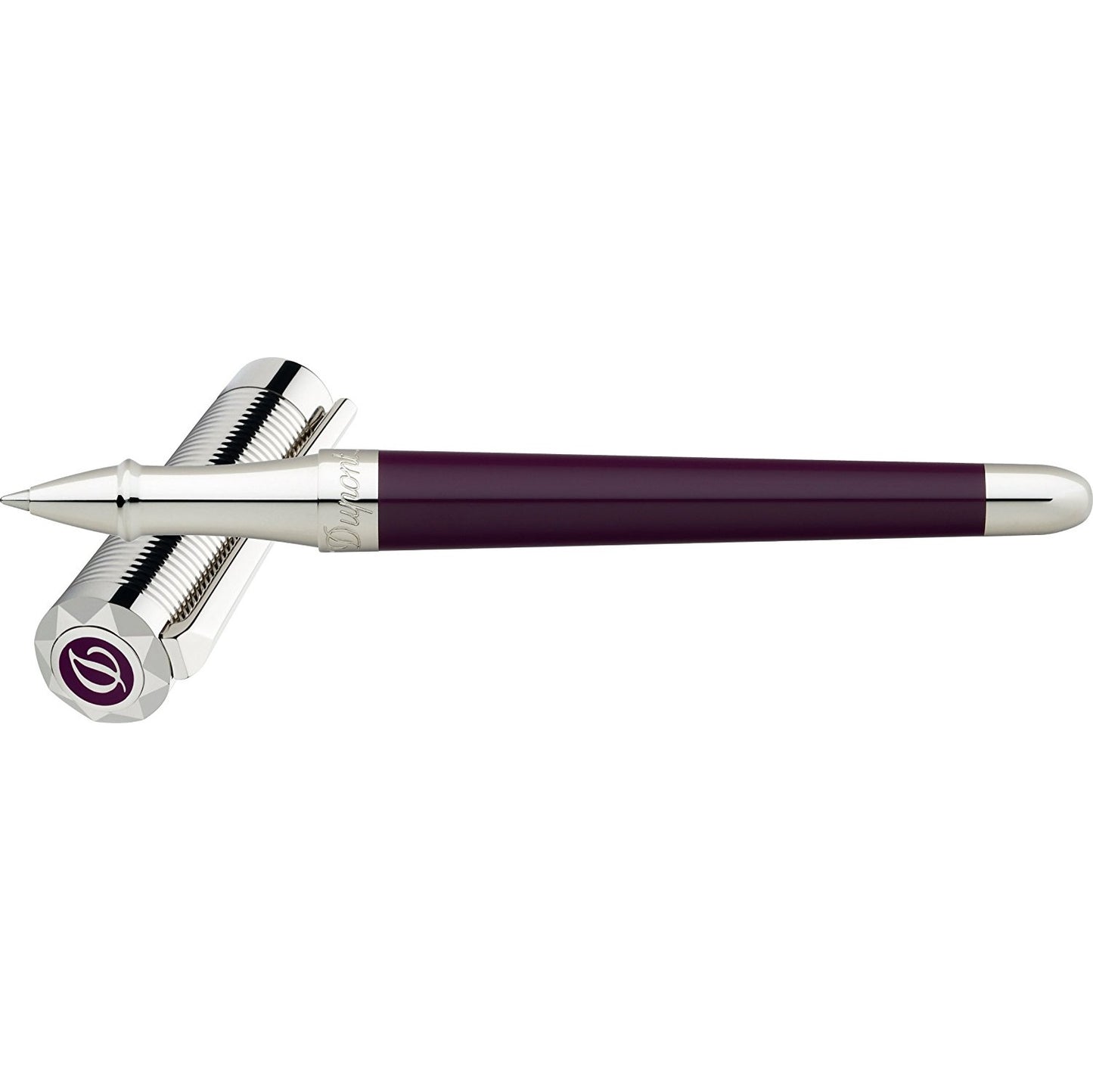 S.T. Dupont Liberte Plum Lacquer & Palladium Rollerball Pen 462012