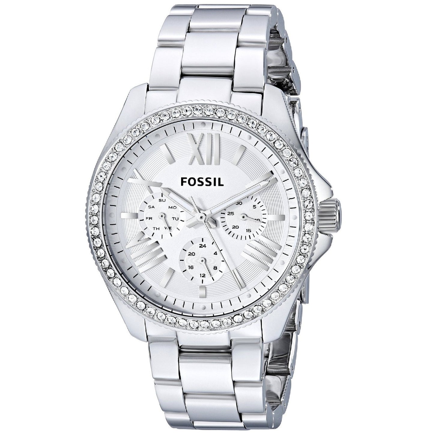 Fossil Women's AM4481 Cecile Stainless Steel Watch