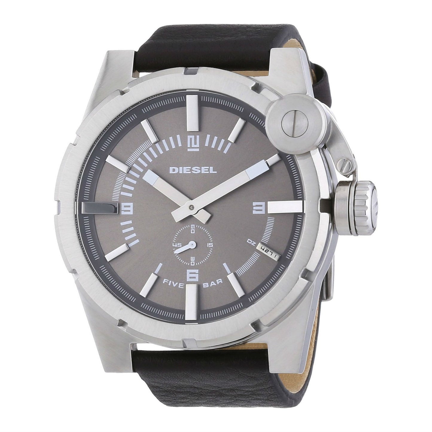 Diesel Men's DZ4271 'Advanced' Black Leather Watch