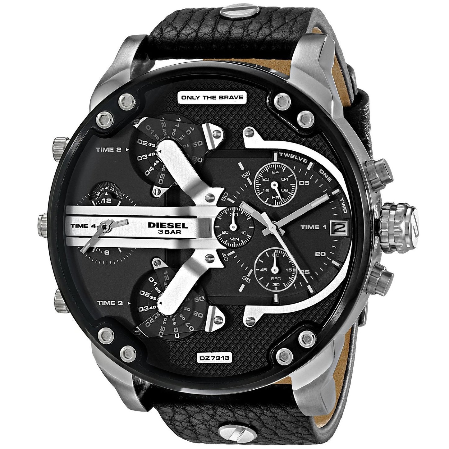 Diesel Mr. Daddy 2.0 Black Dial Mens Chronograph Watch DZ7313