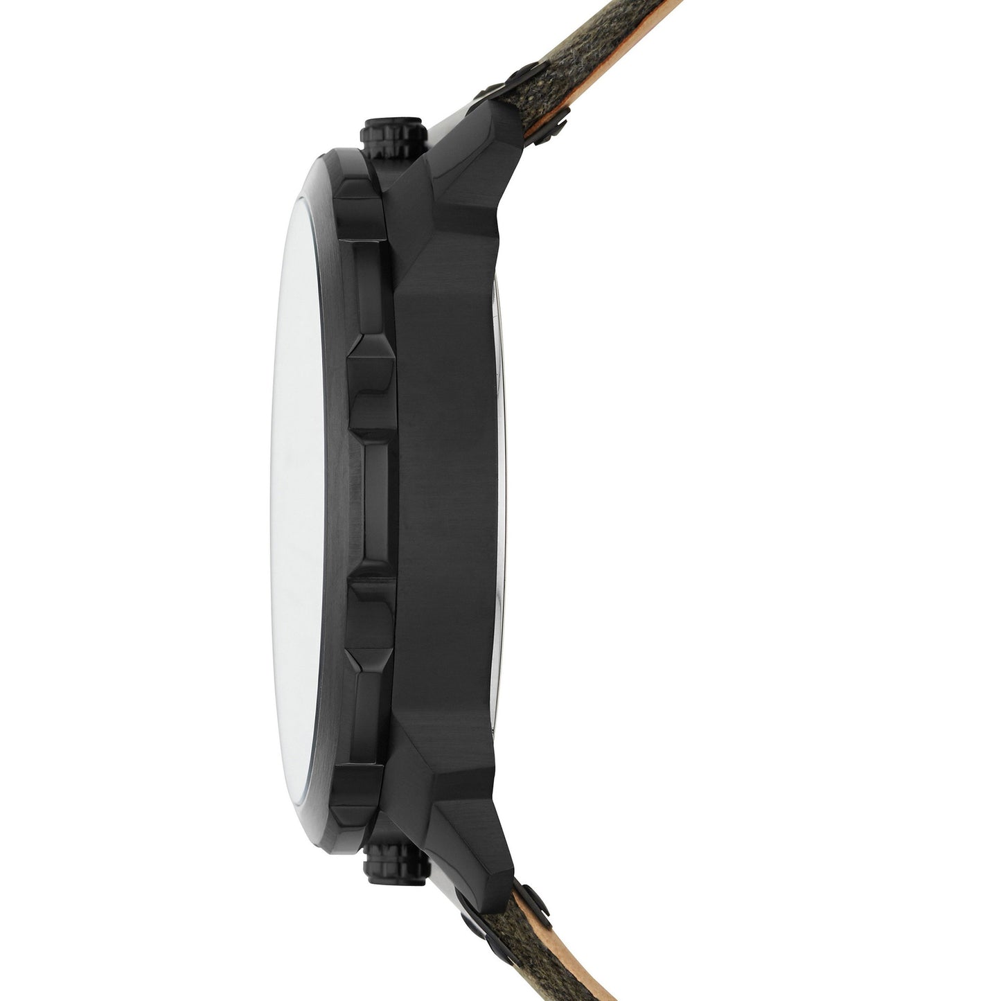 Men's Diesel 'Machinus' Round Woven Strap Watch, 55Mm DZ7358