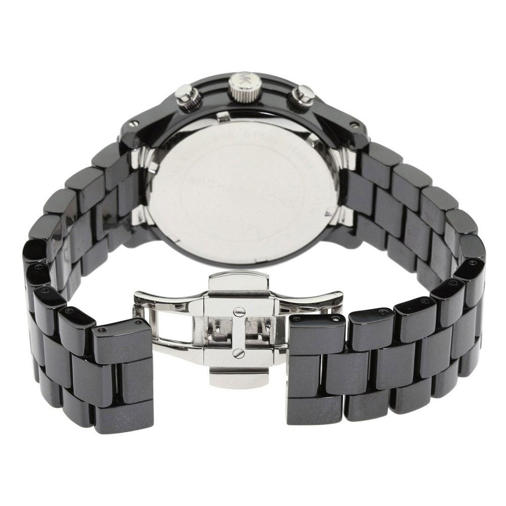 Michael Kors Women's MK5162 Black Ceramic Runway Watch