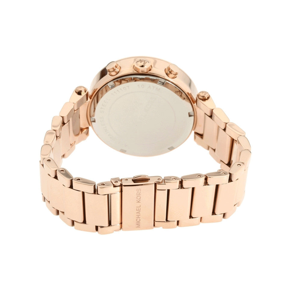 Michael Kors Women's MK5491 Rose Goldtone Chronograph Watch