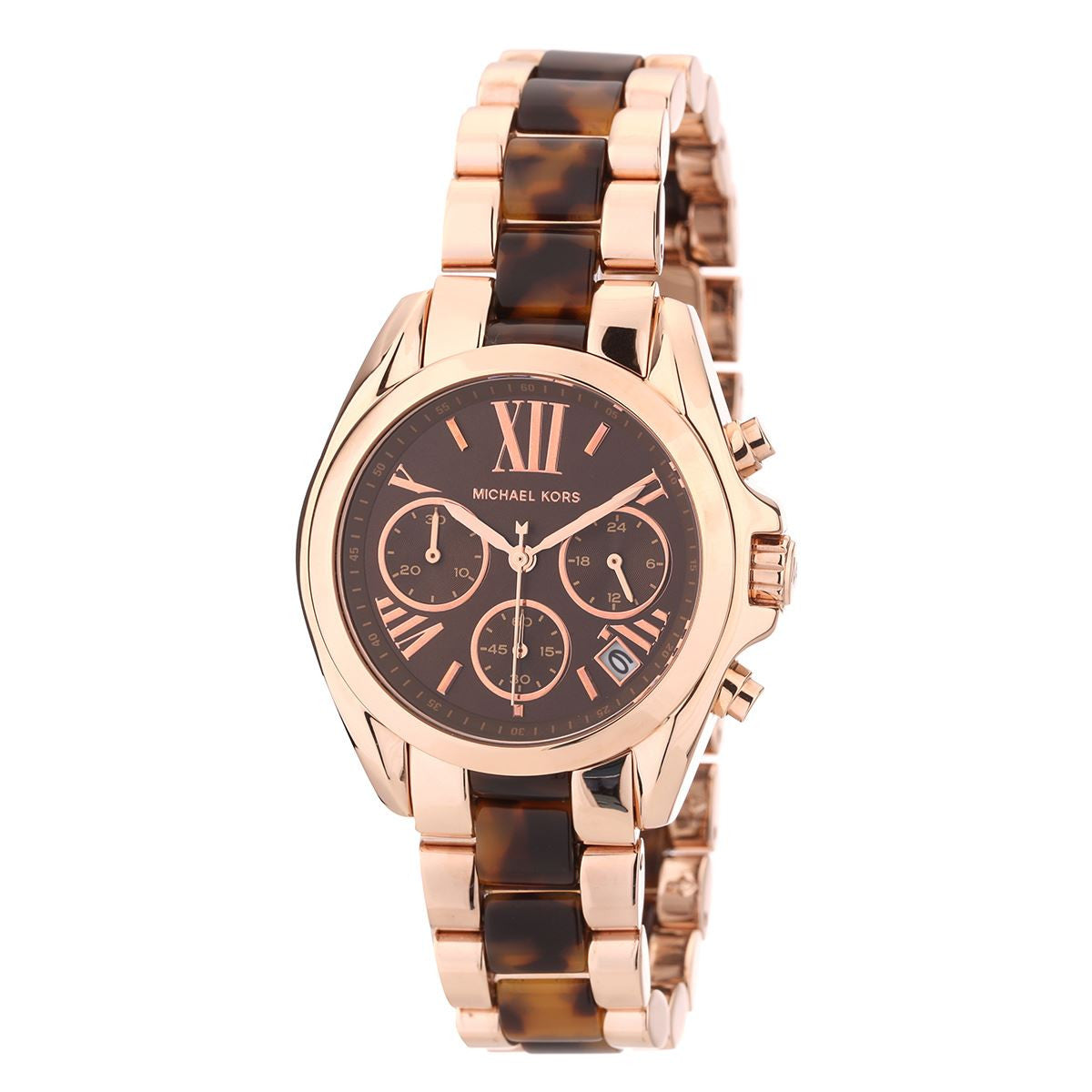 Michael Kors Women's MK5944 Bradshaw Rose Goldtone Chronograph Watch