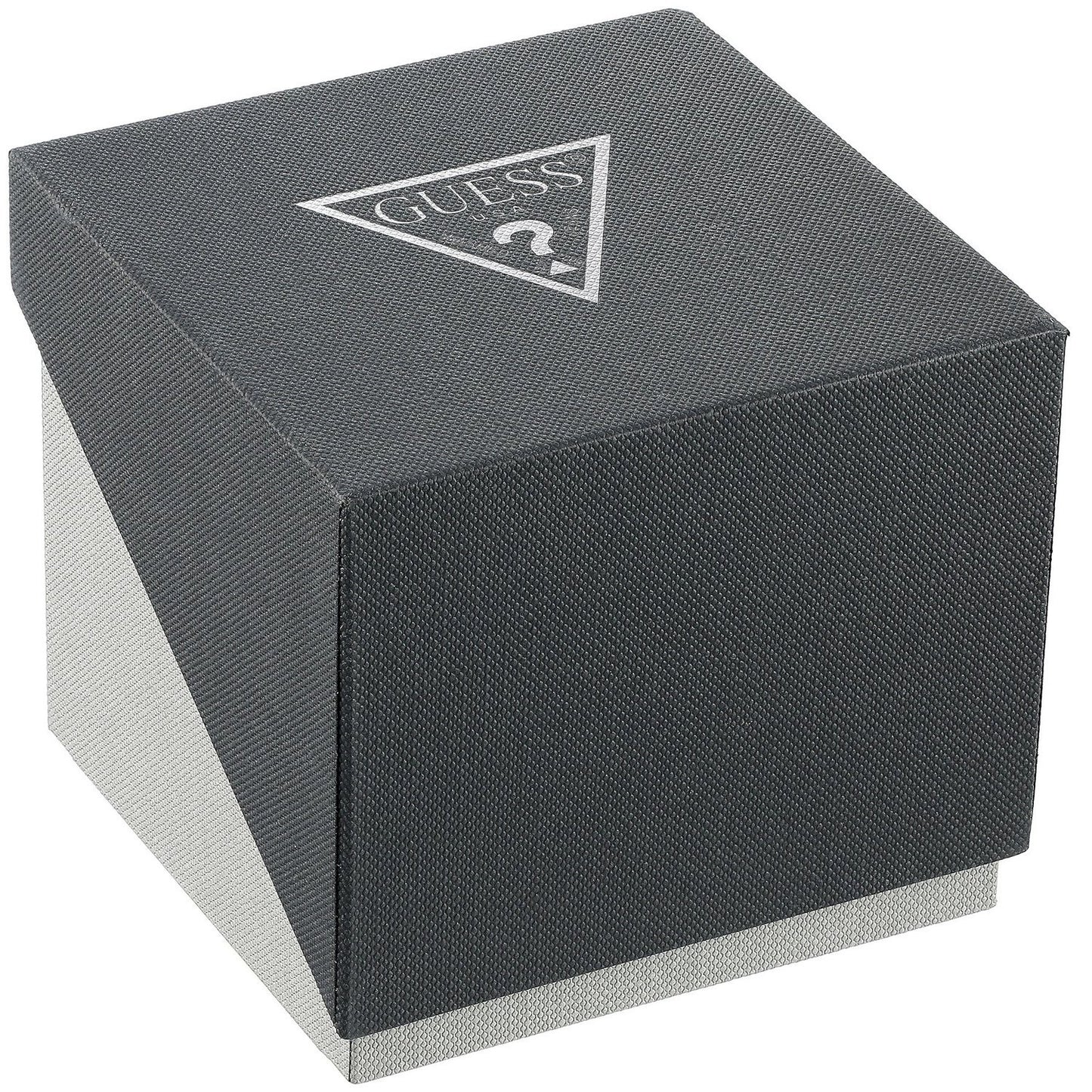 GUESS Women's U0425L3 Brown Patent Watch with Rose Gold-Tone Animal Print