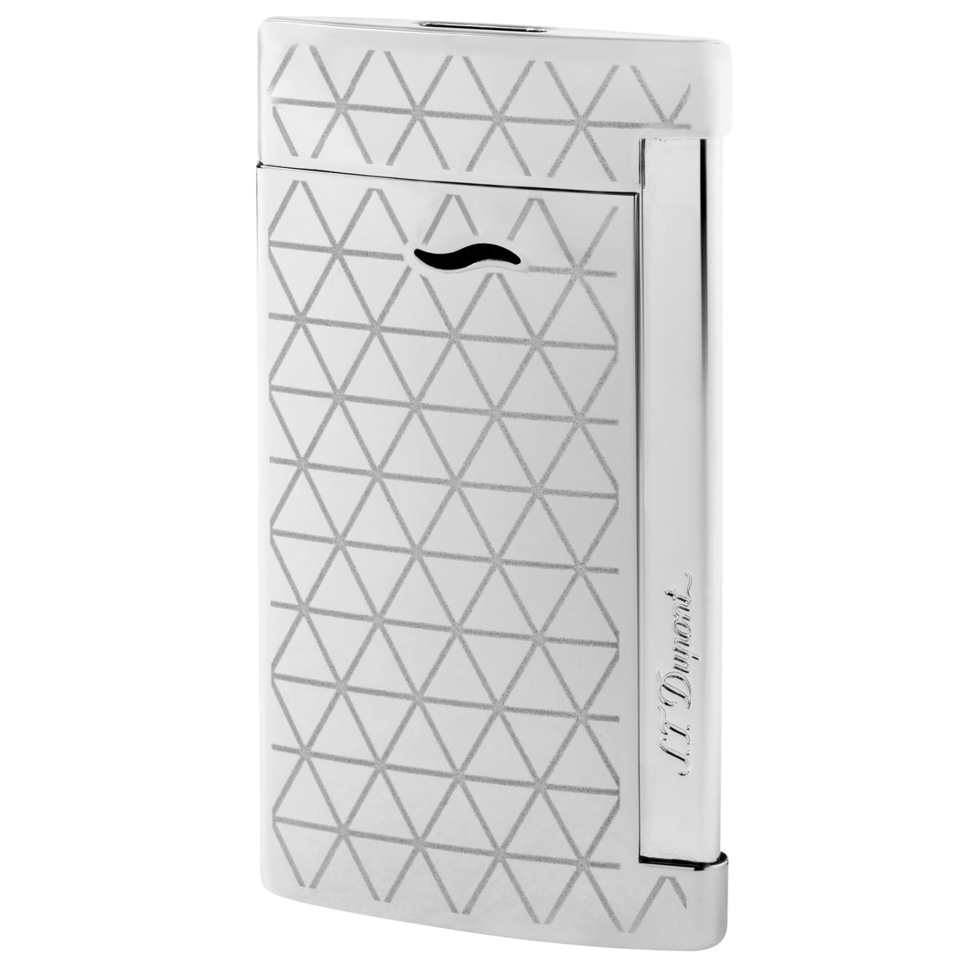 S.T. Dupont Chrome Slim 7 Lighter With Fire Head Design 27716