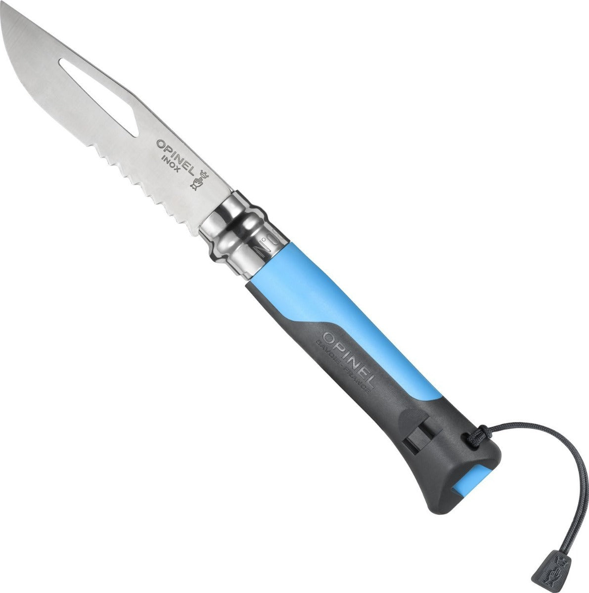 Opinel No.08 Stainless Steel Folding Knife - Outdoor Blue 001576