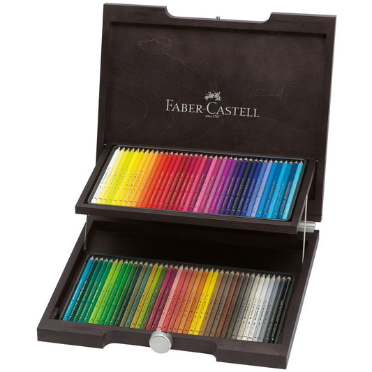 Faber-Castell Polychromos colour pencil wooden case of 72 110072
