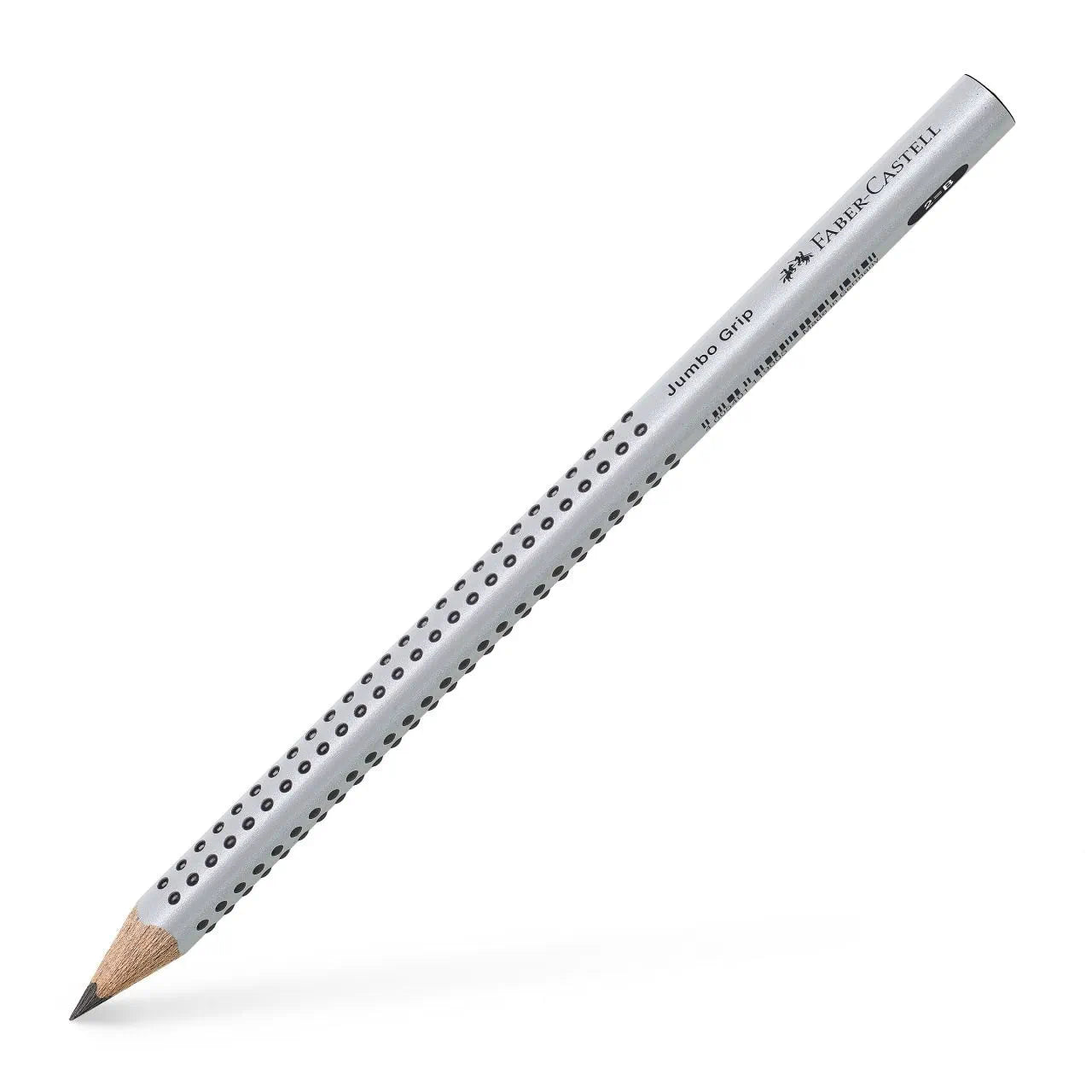 Faber-Castell Jumbo Grip graphite pencil B, silver 111900