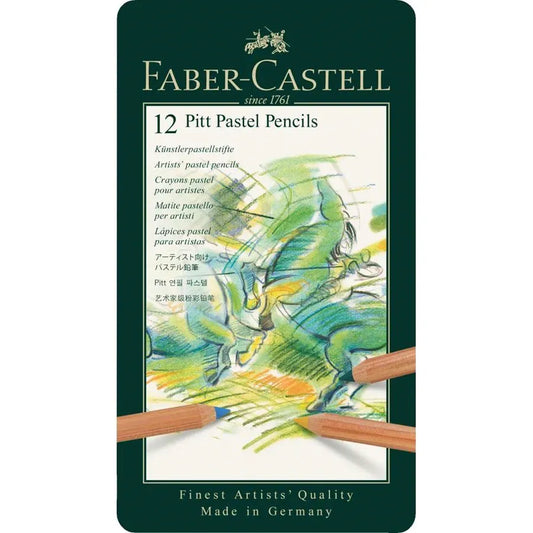 Faber-Castell Pitt Pastel Pencil Tin of 12 112112
