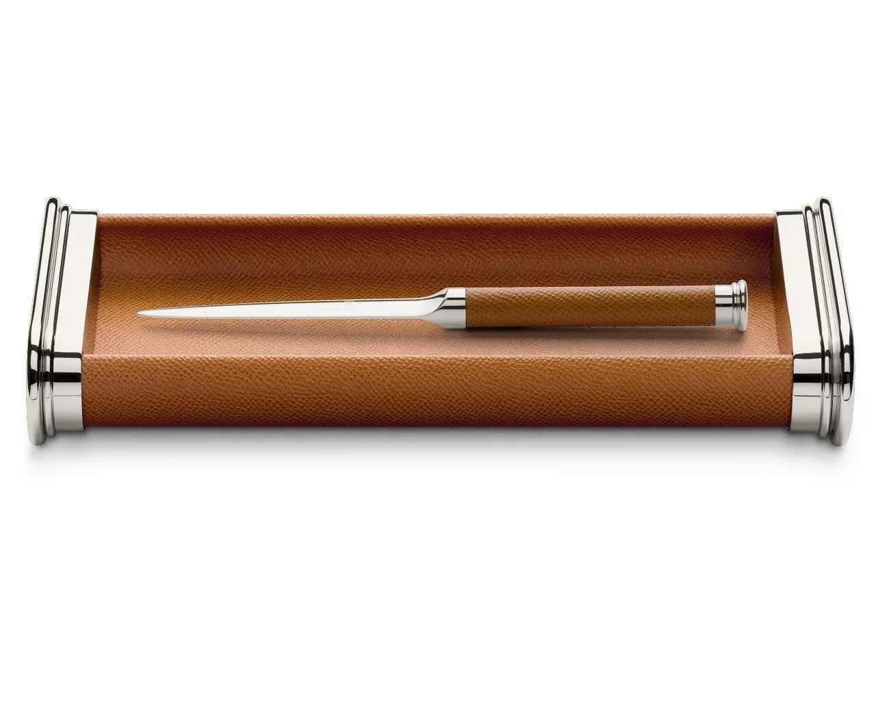 Graf von Faber-Castell Pen tray Epsom Cognac 118541