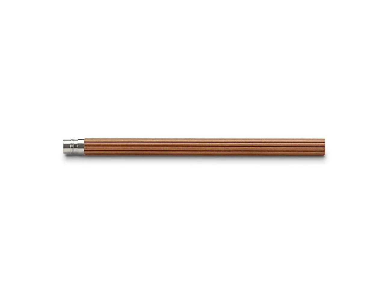 Graf von Faber-Castell 5 spare pencils Perfect Pencil platinum-plated, Brown 118645