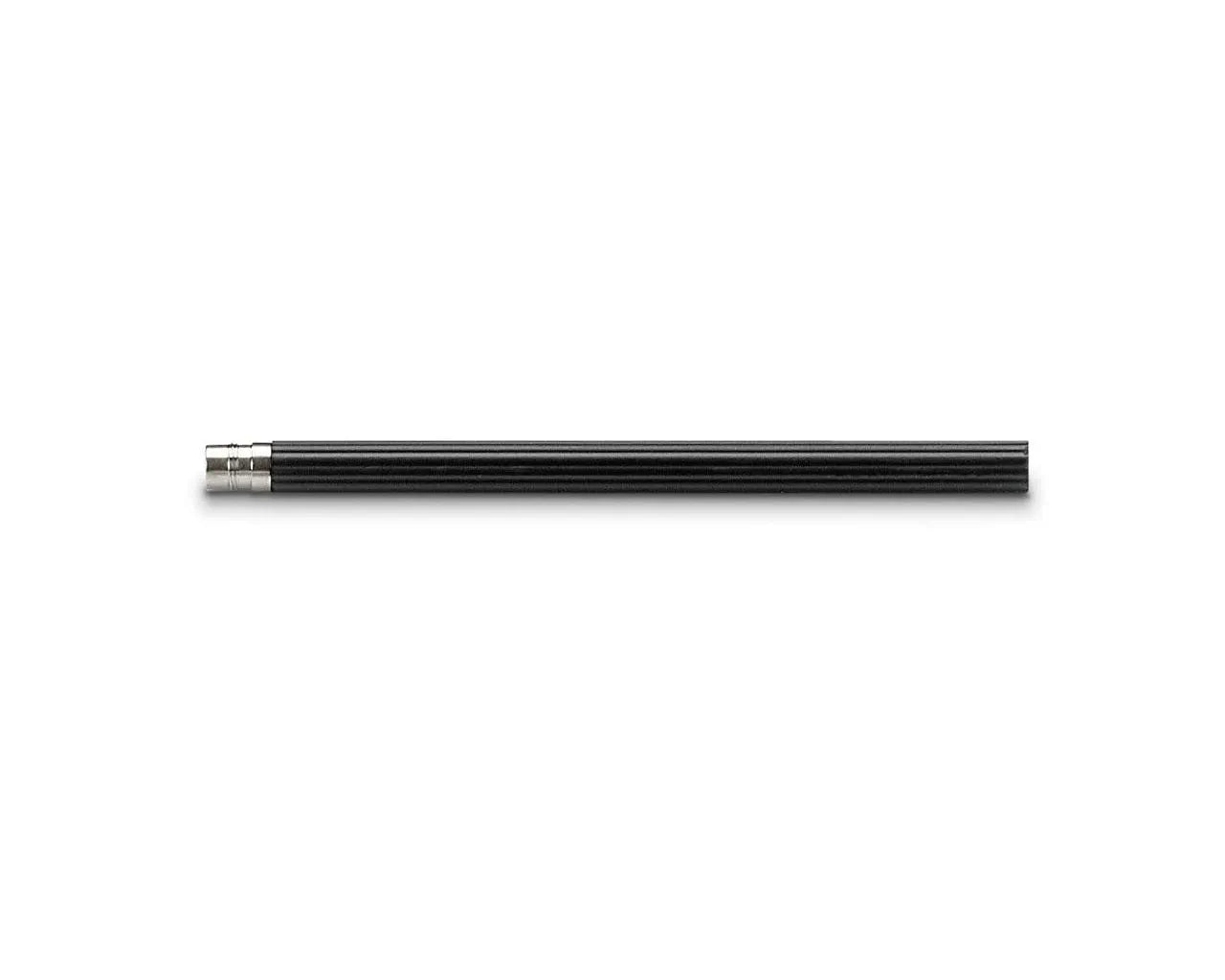 Graf von Faber-Castell 5 spare pencils Perfect Pencil platinum-plated, Black 118646