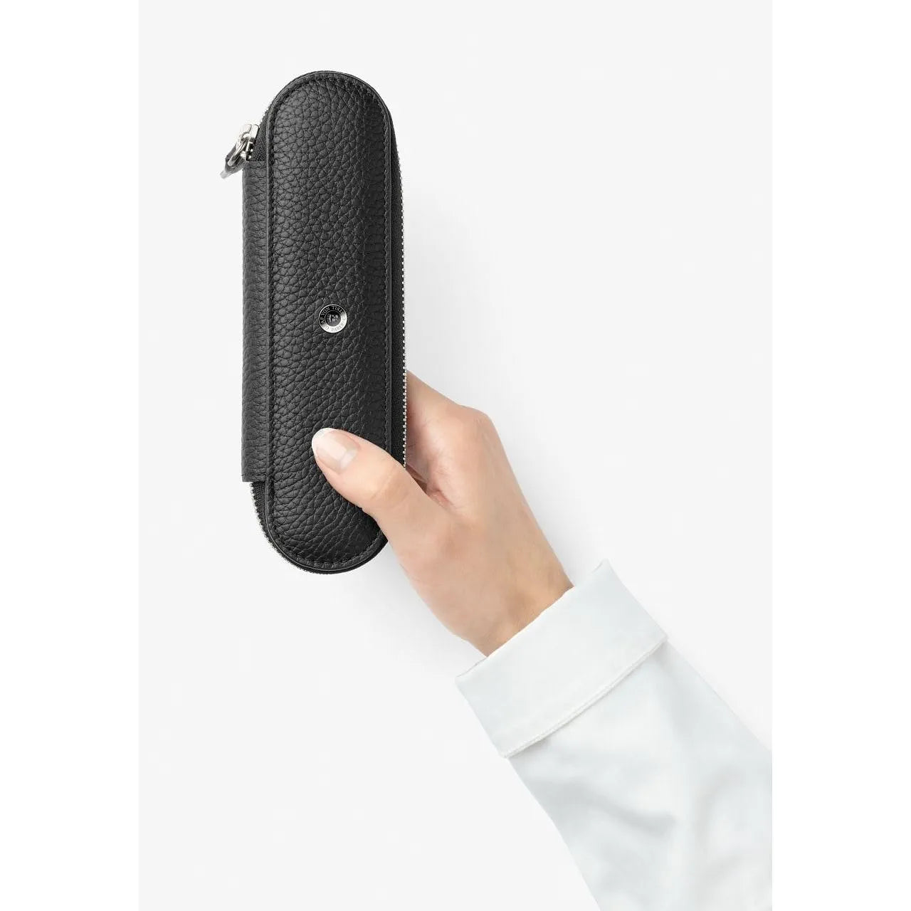 Graf von Faber-Castell Zipper case for 2 pens Cashmere Black 118740