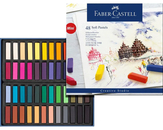 Faber-Castell Soft pastels mini cardboard wallet of 48 128248