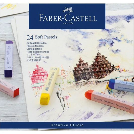 Faber-Castell Soft pastels cardboard wallet of 36 128336