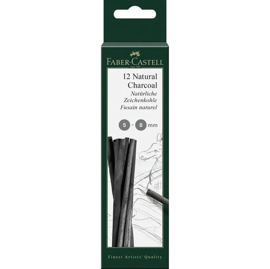 Faber-Castell Pitt natural charcoal stick 5-8 mm 129298