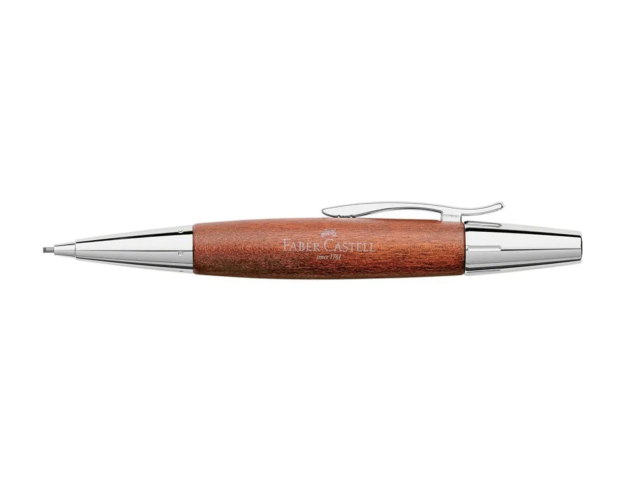 Faber-Castell e-motion wood twist pencil 1.4 mm, reddish brown 138382