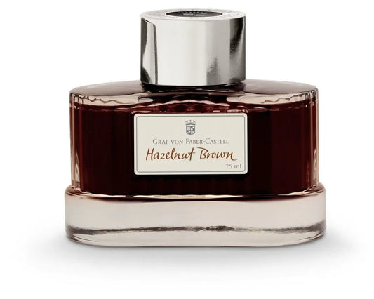 Graf von Faber-Castell Ink Bottle, Hazelnut Brown, 75ml 141002