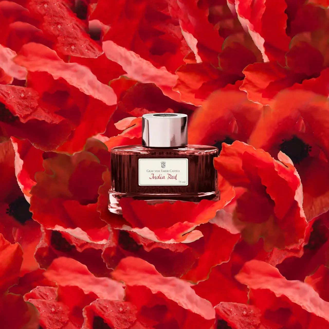 Graf von Faber-Castell Ink bottle India Red 75ml 141019
