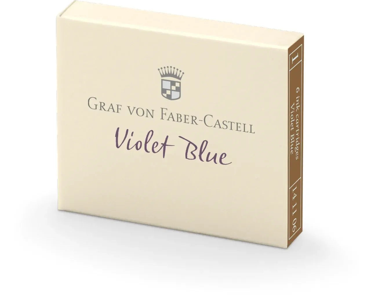 Graf von Faber-Castell 6 ink cartridges Violet Blue 141106