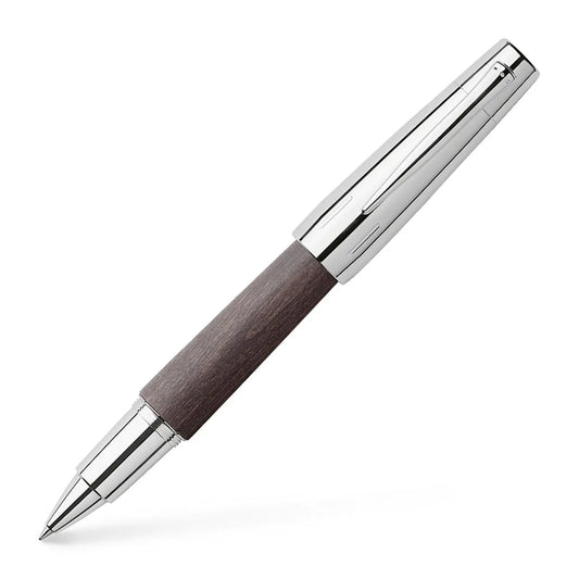 Faber-Castell e-motion wood rollerball pen black 148225