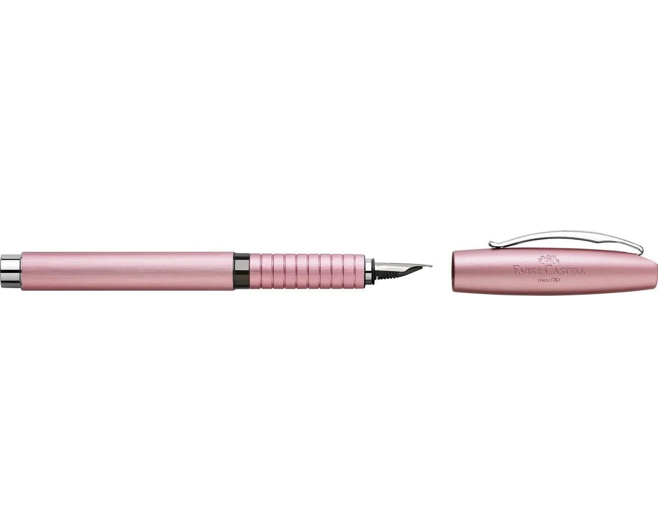 Faber-Castell Essentio Aluminium fountain pen F, rose 148421