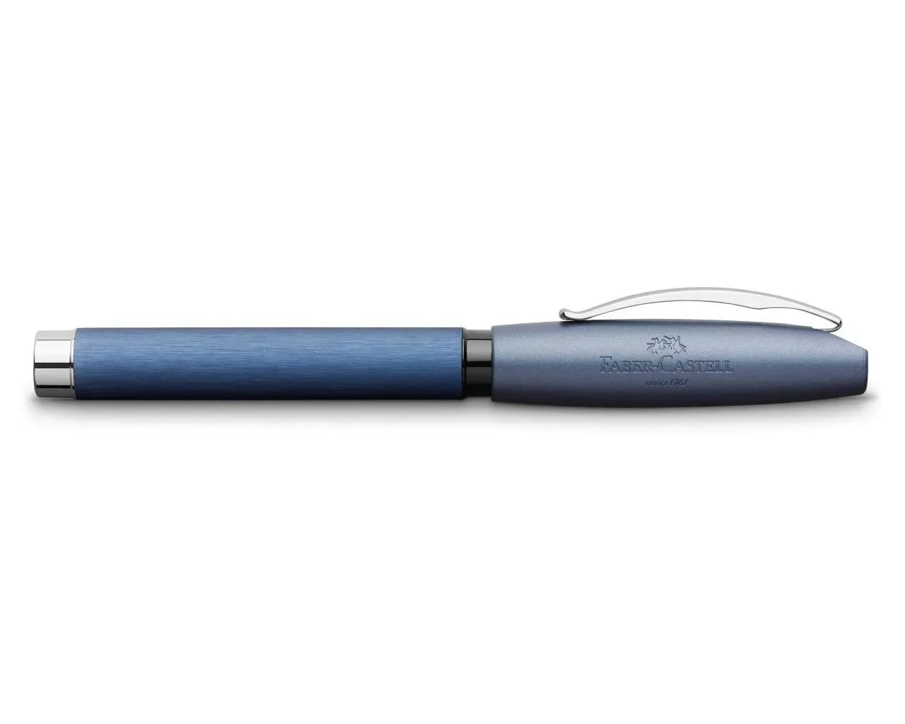 Faber-Castell Essentio Aluminium fountain pen M, blue 148440