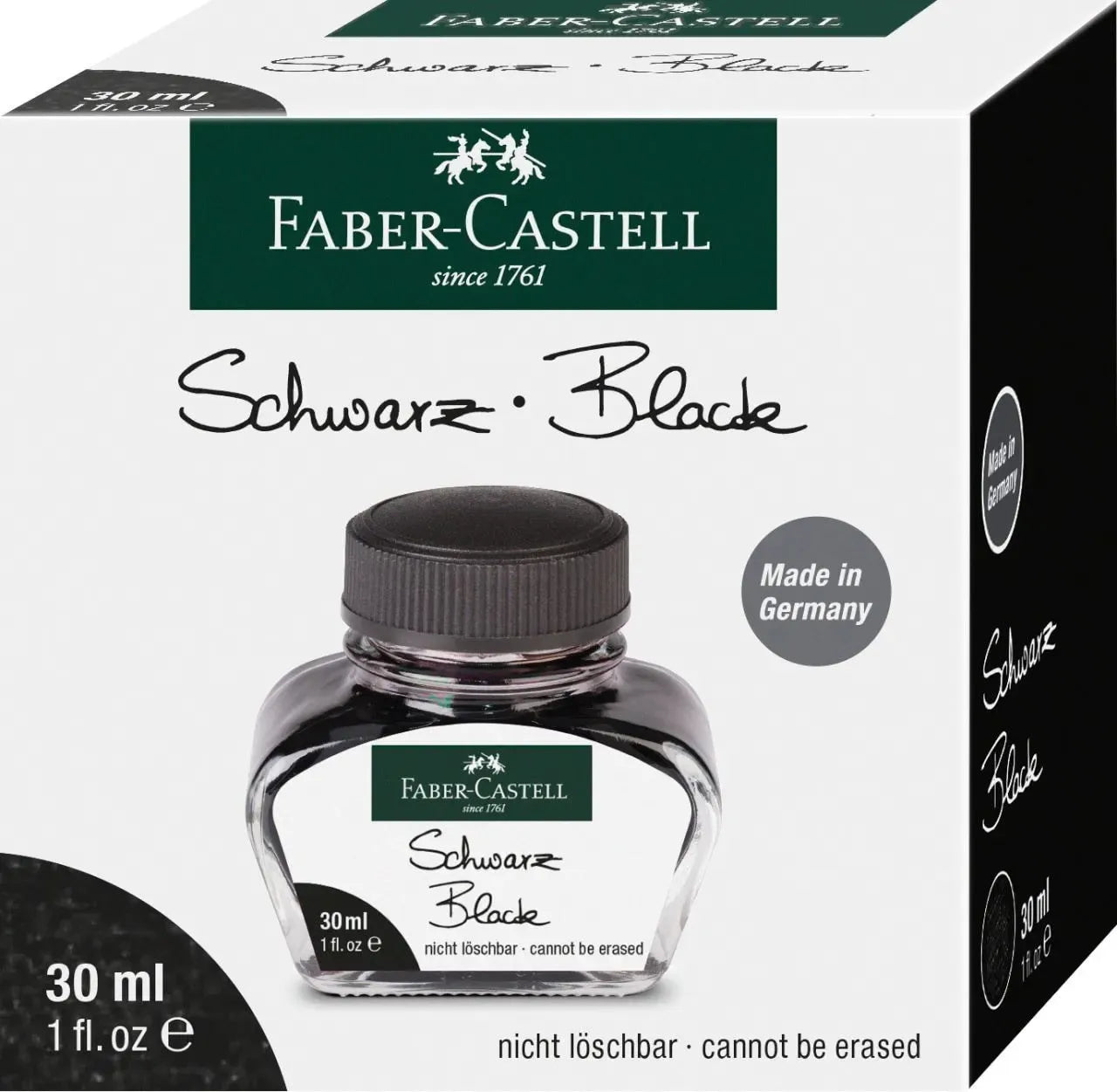 Faber-Castell Ink bottle 30 ml, ink black 149854