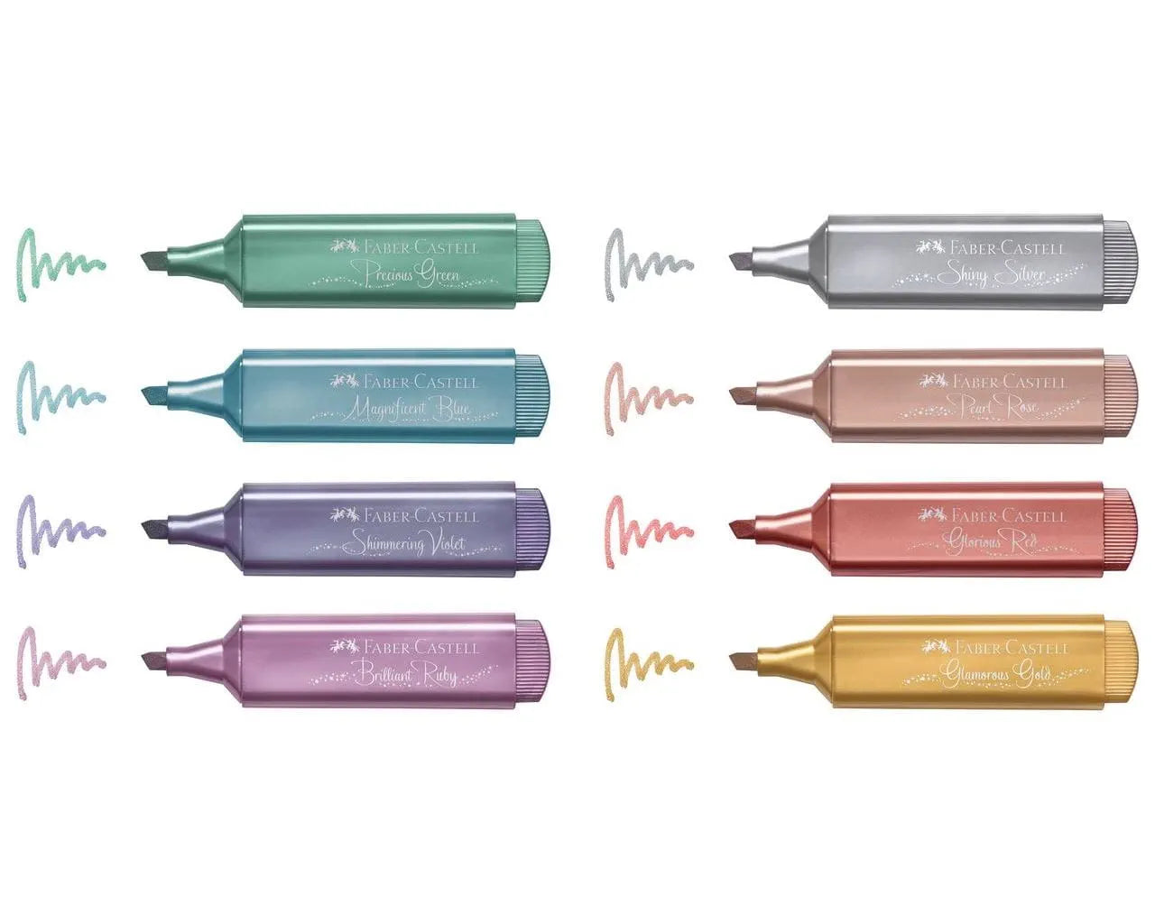 Faber-Castell Highlighter TL 46 Metallic wallet of 8 154689