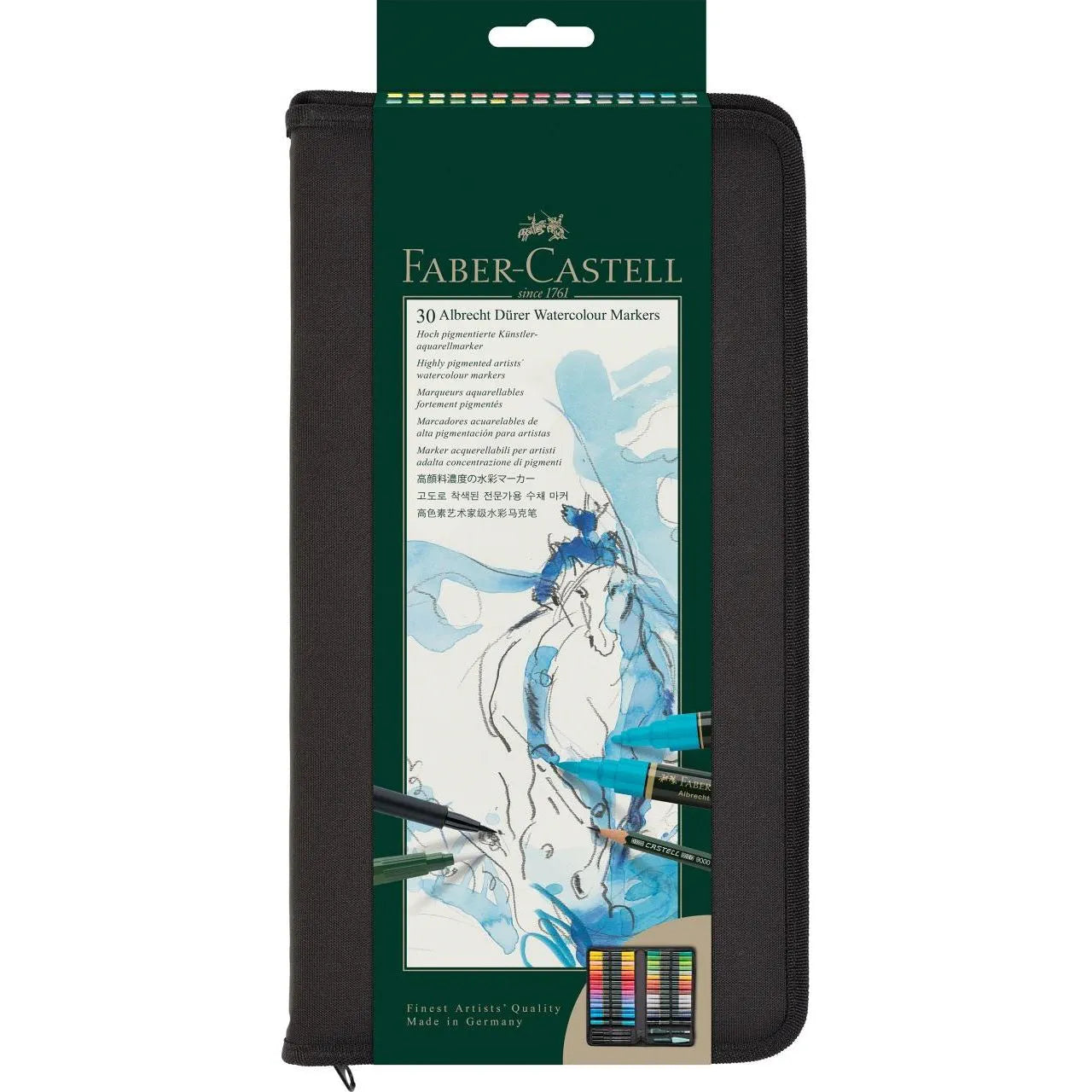 Faber-Castell Albrecht Dürer Watercolour Marker, zipper-wallet of 30 160301