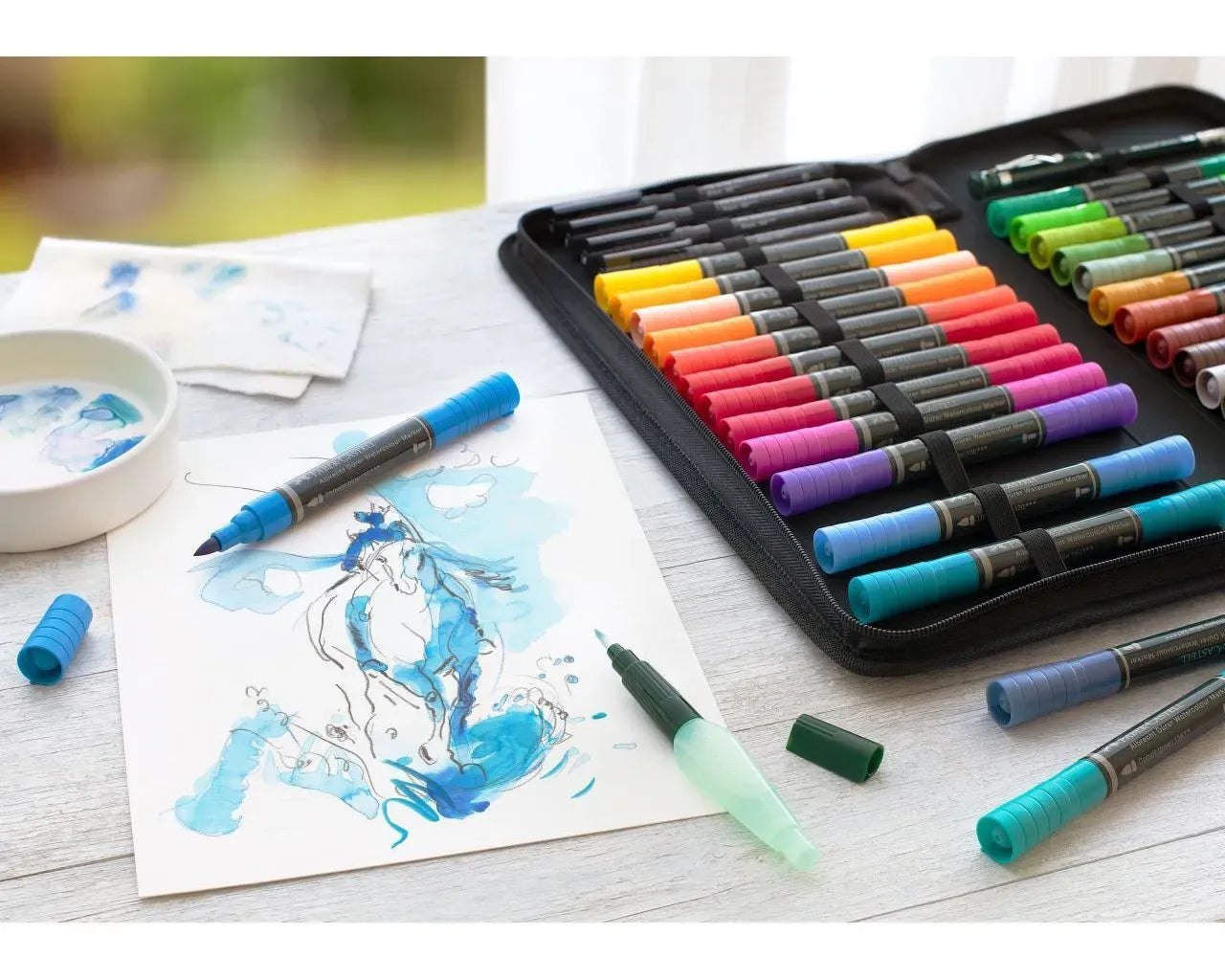 Faber-Castell Albrecht Dürer Watercolour Marker zipper-wallet of 30 160301