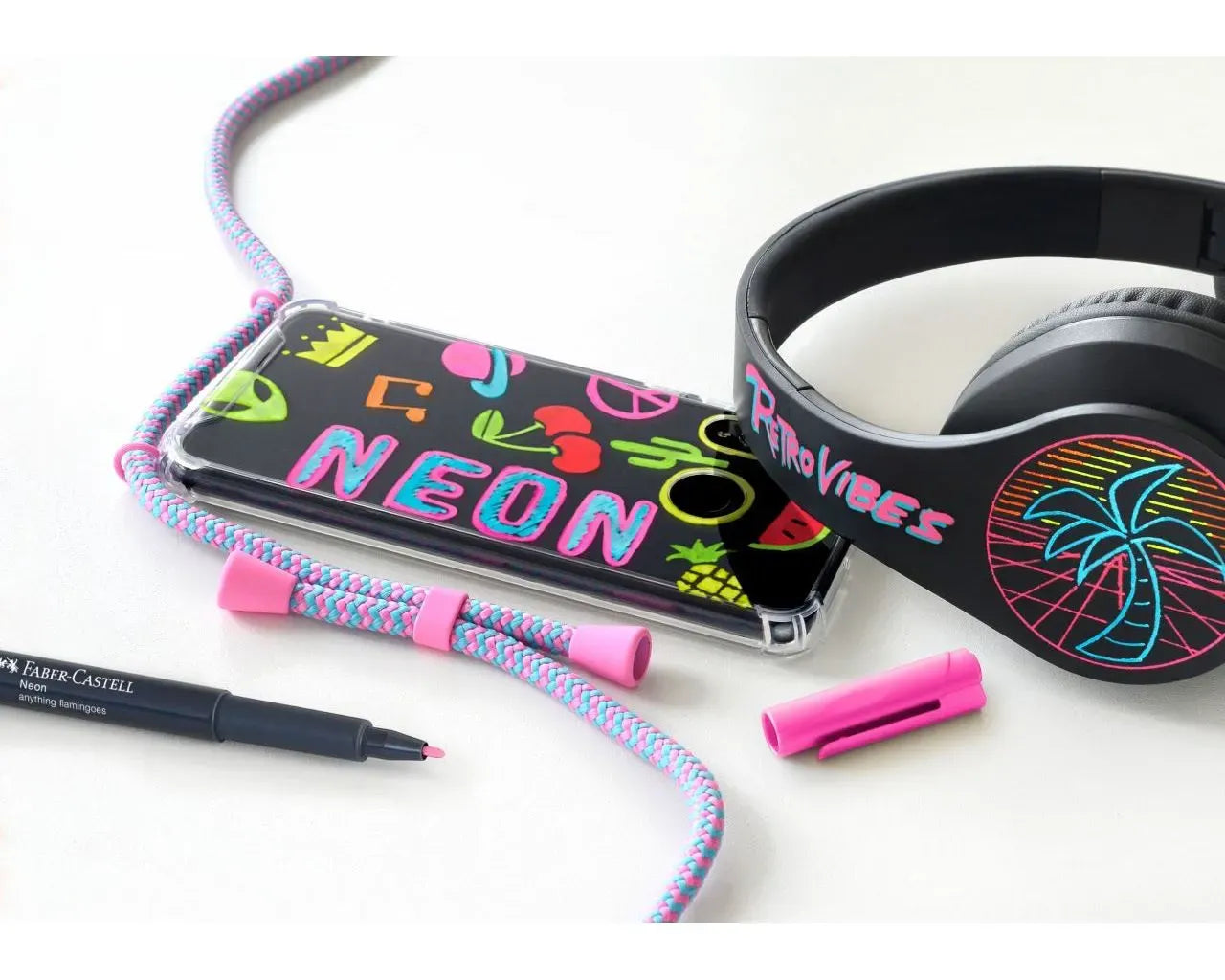 Faber-Castell Neon marker cardboard wallet of 6 160806