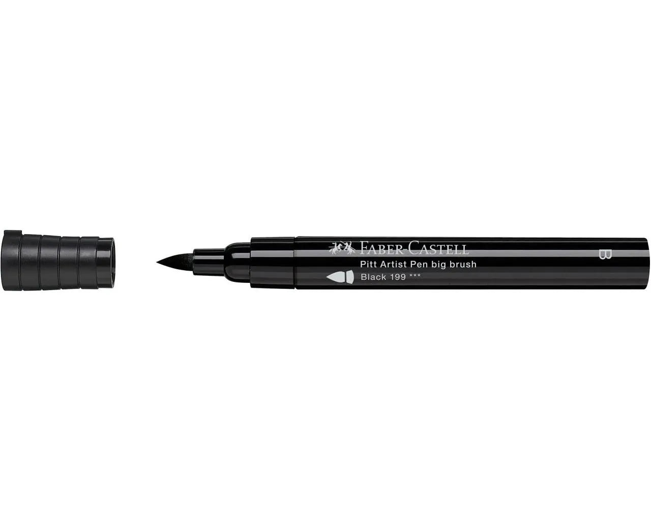 Faber-Castell Pitt Artist Pen Big Brush India Ink Pen Colour 199 Black 167699