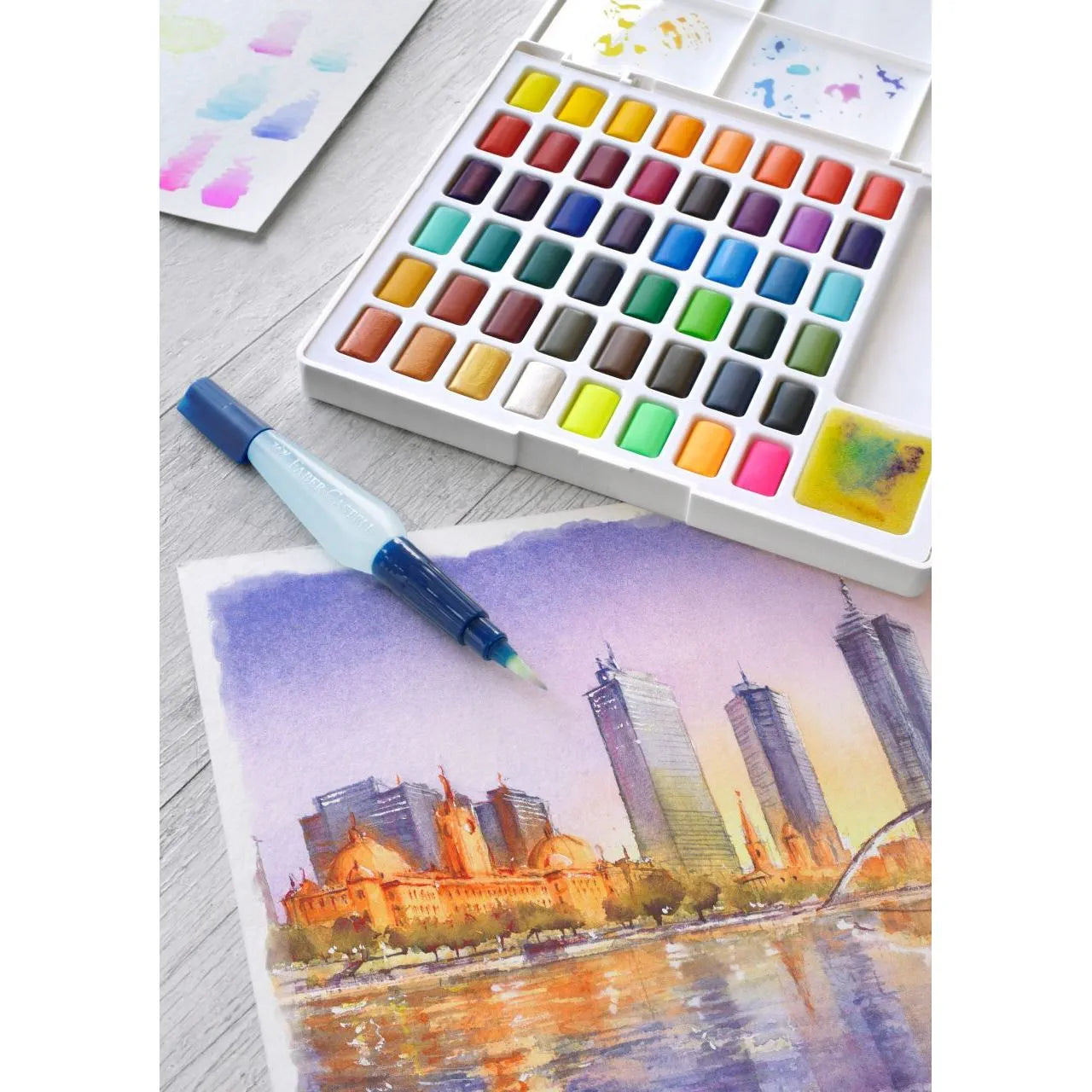 Faber-Castell Watercolours in pans 48ct set 169748