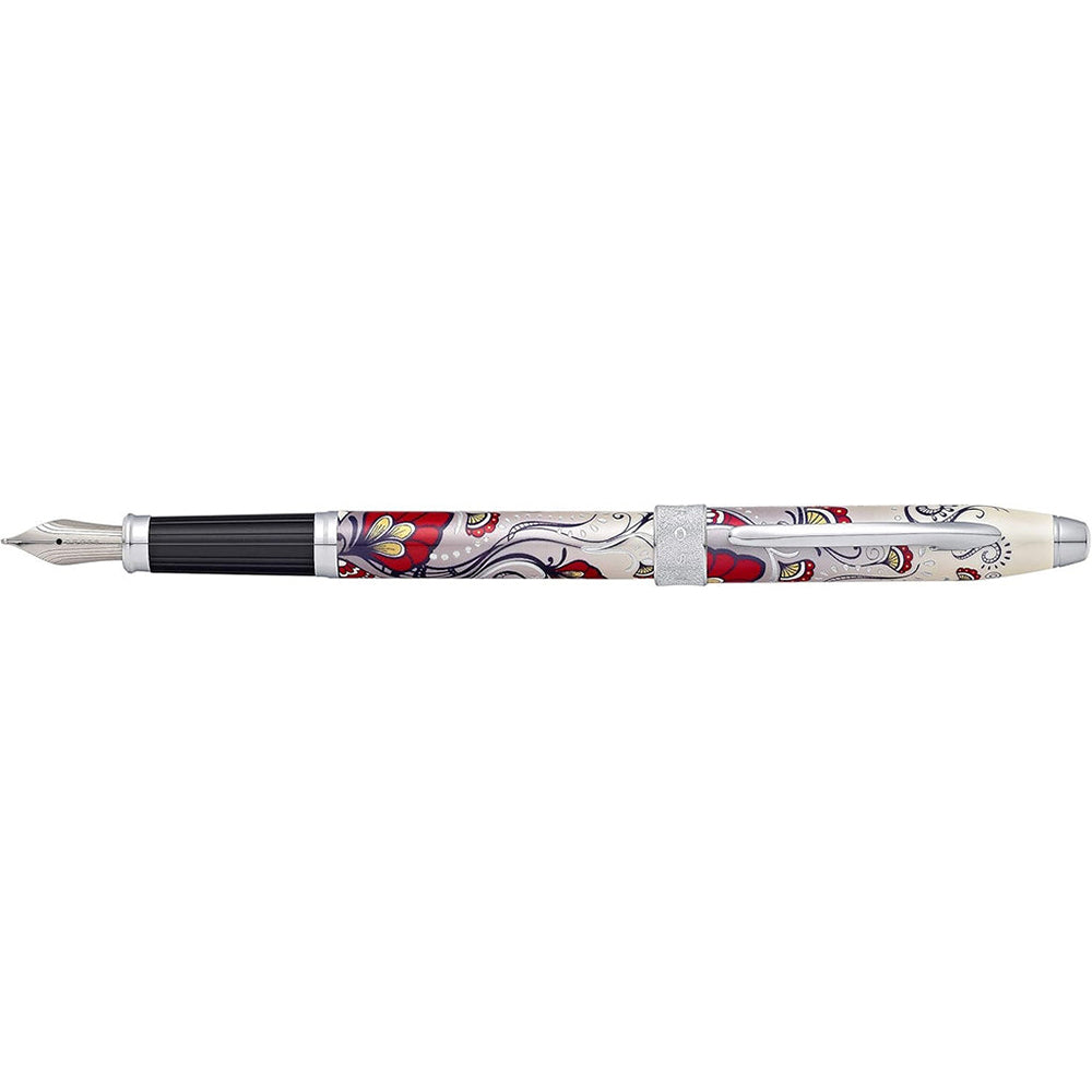 Cross Botanica Refillable Red Fountain Pen, Fine Nib AT0646-3FS