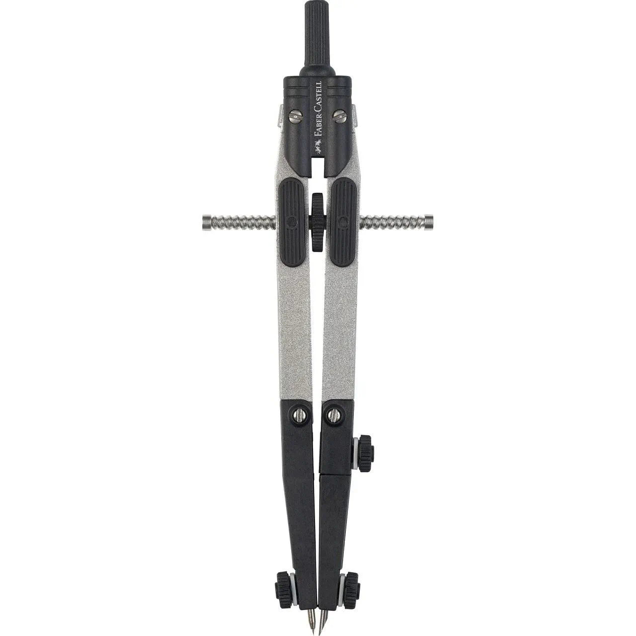 Faber-Castell Quick-set compass with both legs jointed, silver 174014