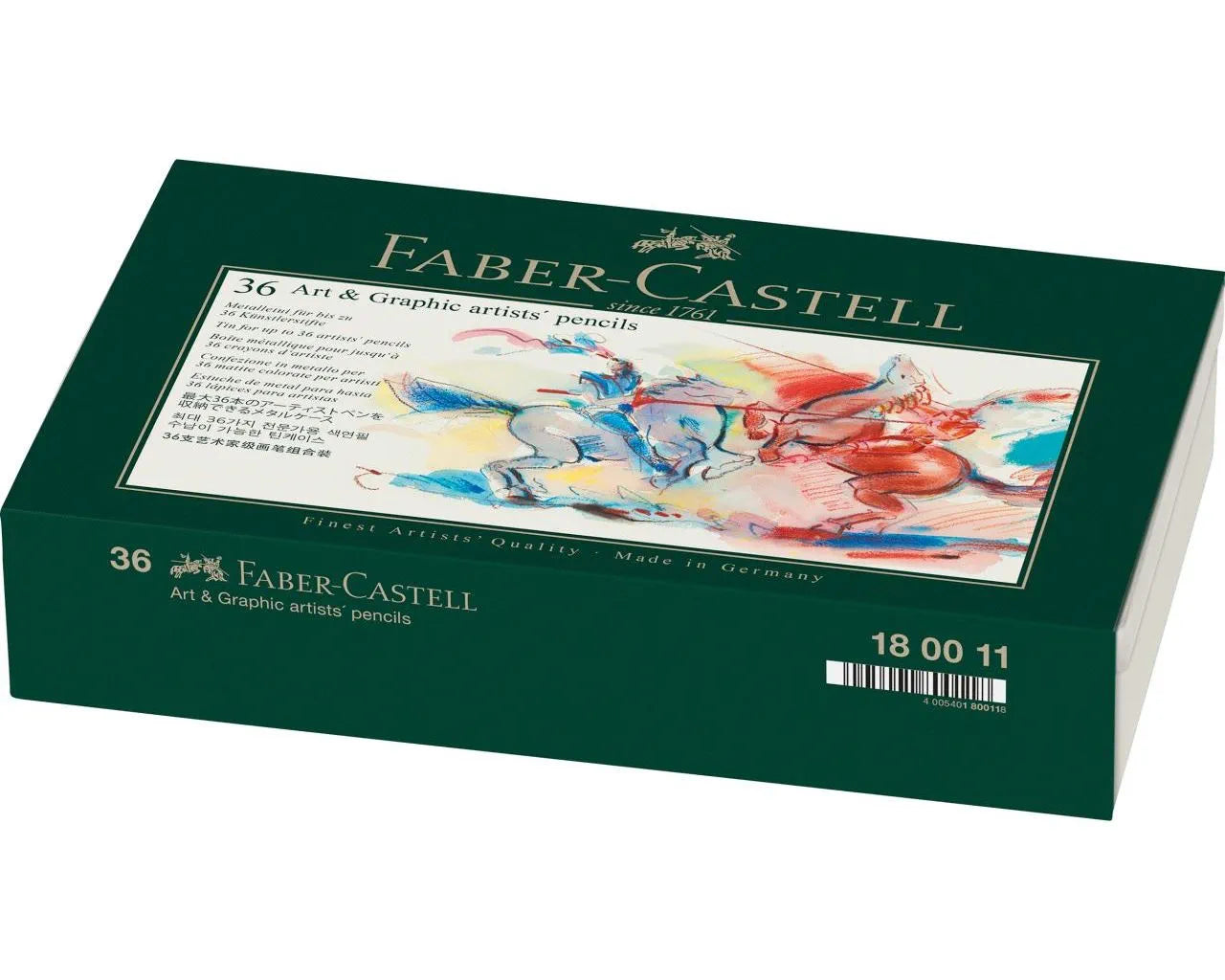 Faber-Castell Art & Graphic tin of 36 including inlays, empty 180011