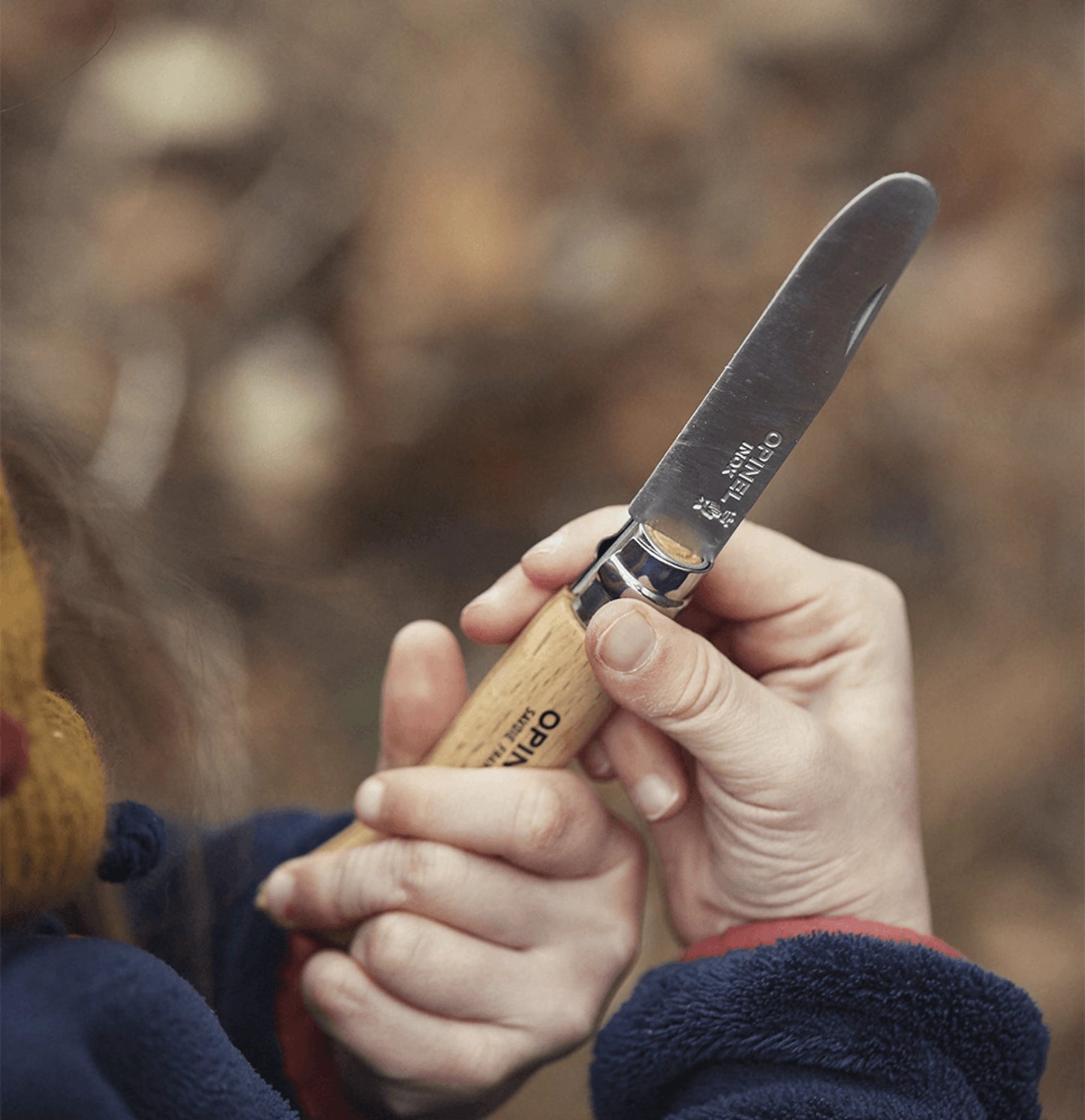 Opinel No.07 My First Opinel with & belt holster Boxset 002400