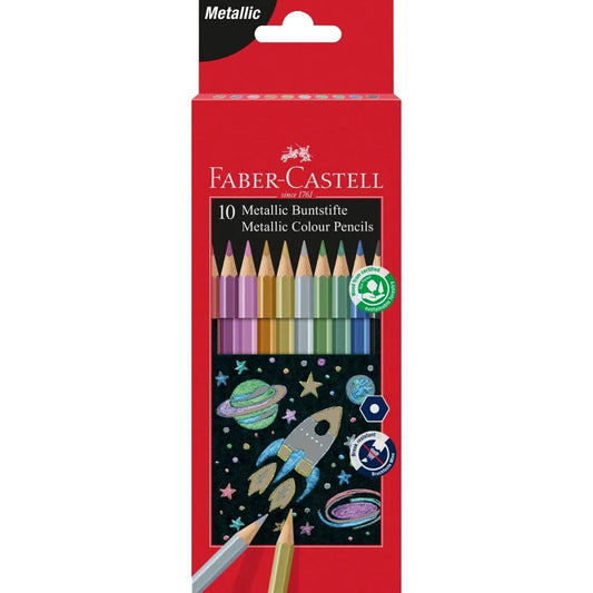 Faber-Castell Classic Colour colour pencils, cardboard wallet of 10, 201583