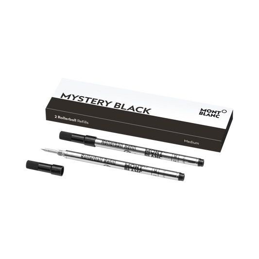 Montblanc 2 Rollerball Refills Medium Mystery Black 128231