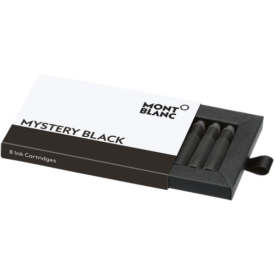 Montblanc Ink Cartridges, Mystery Black - 8-unit package 128197