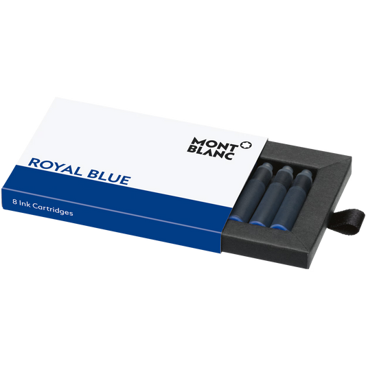 Montblanc Ink Cartridges, Royal Blue - 8-unit package 128198