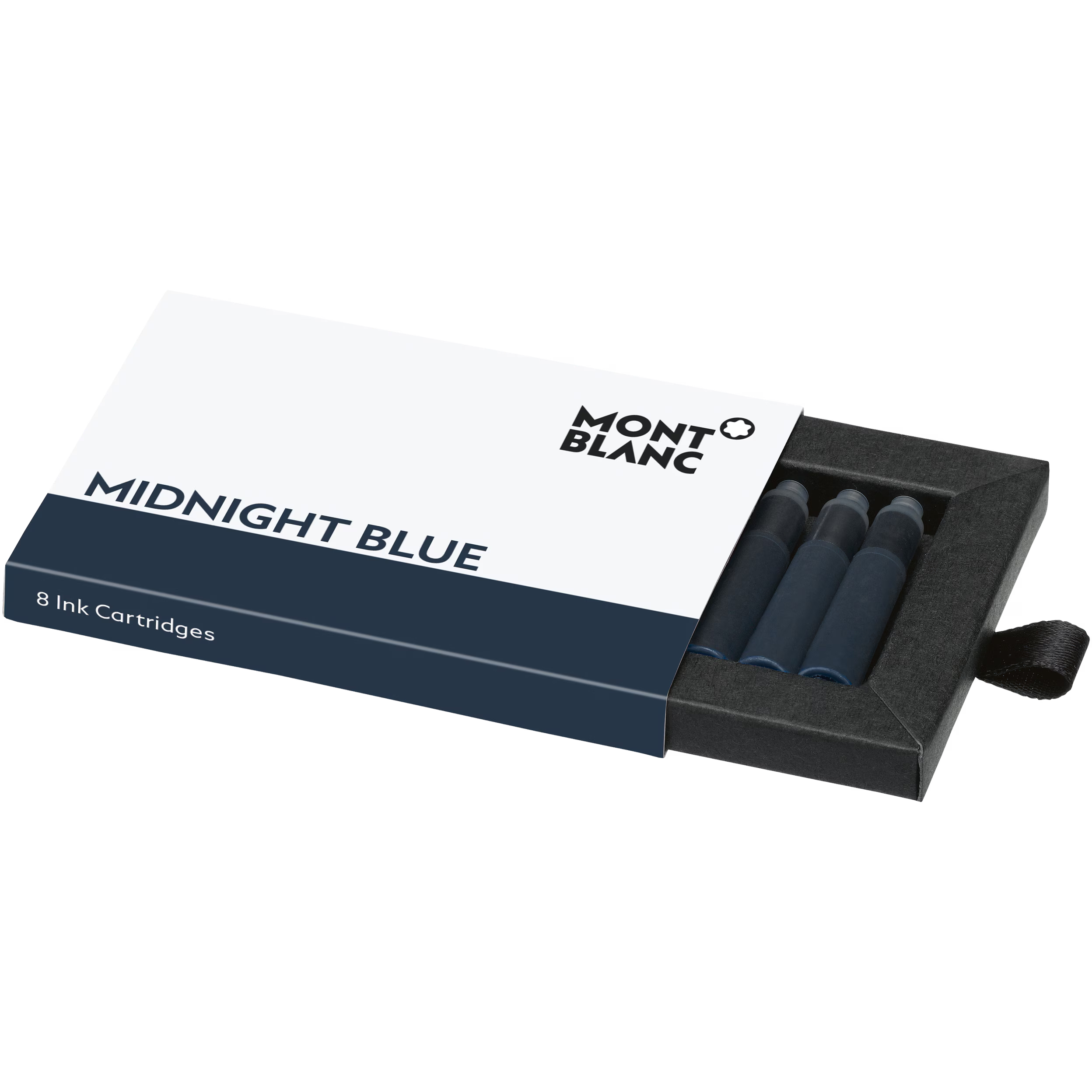 Montblanc Ink Cartridges, Midnight Blue - 8-unit package 128199