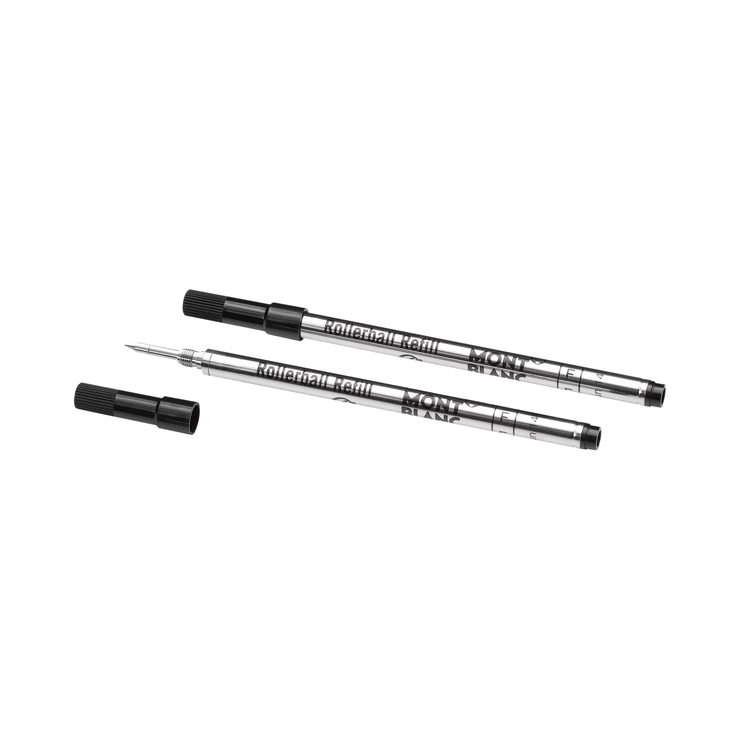 Montblanc 2 Rollerball Refills, Mystery Black - Fine 128230