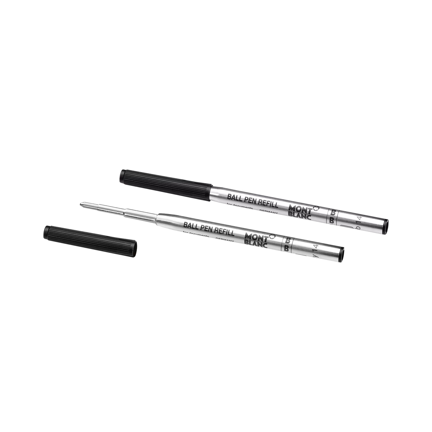 Montblanc 2 Ballpoint Refills, Mystery Black - Broad 128212