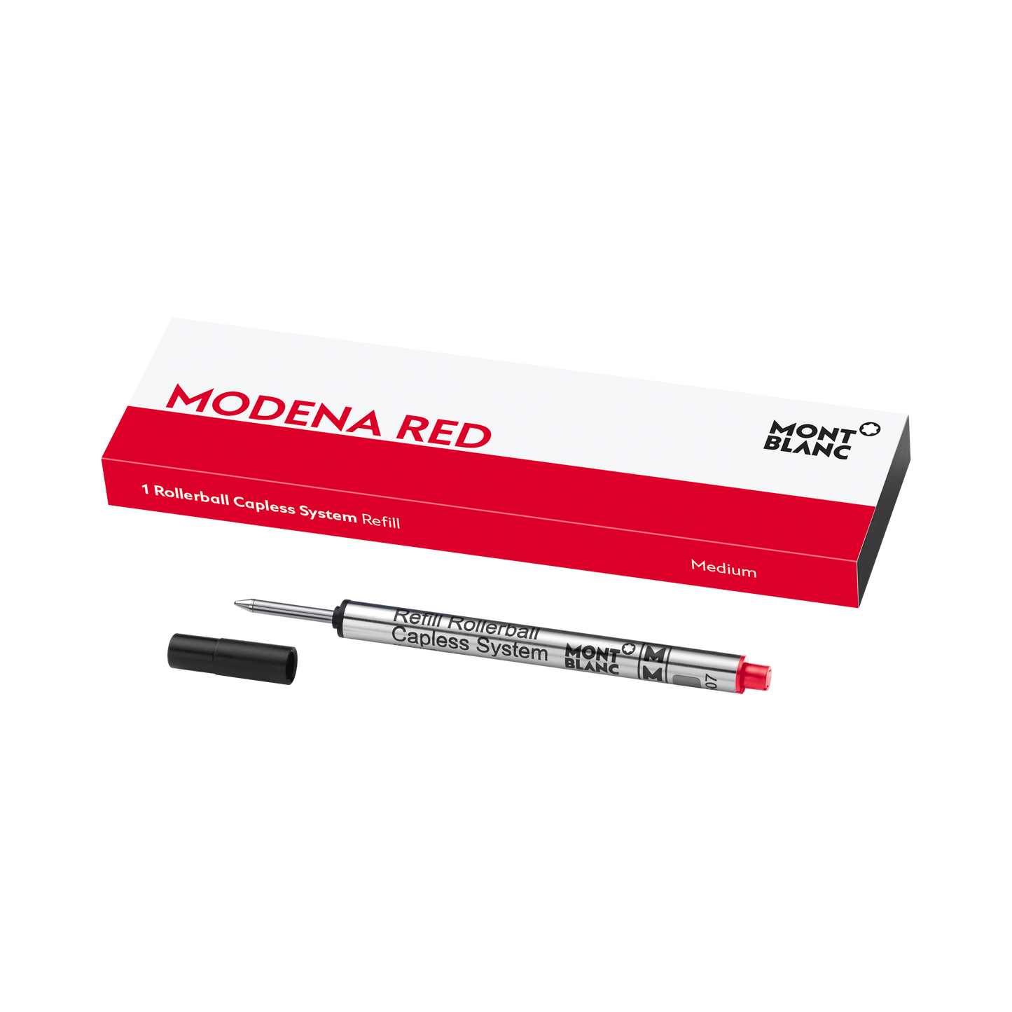 Montblanc 1 Rollerball Capless Refill, Modena Red - Medium 128244